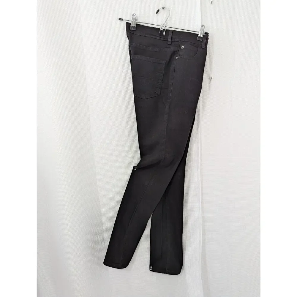 NWT@$97! THE CHILDRENS PLACE! RICH BLACK DENIM STRETCH SKINNY JEANS! SZ 18